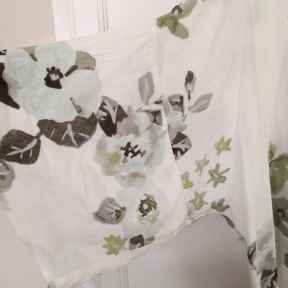 Lovestitch Floral Cross Front Tunic Top Size M/L - Picture 3 of 7